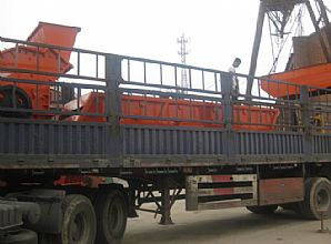 砂石設備發(fā)貨現場